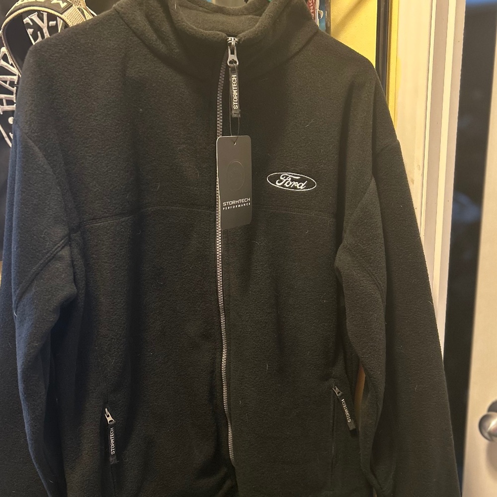Fleece Ford zip up sweater